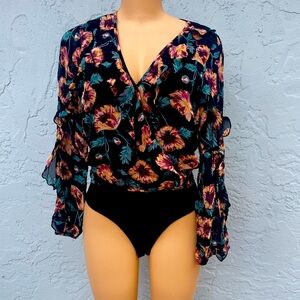 Band of Gypsies floral bodysuit